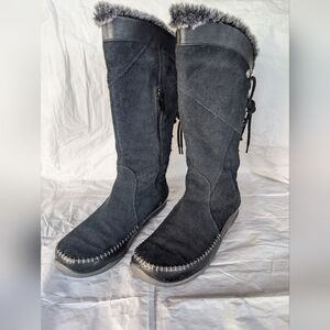 North Face Suede Lace Up Primaloft Winter Boots
